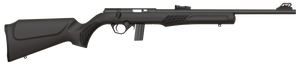 Rossi RB22L1811 RB22  Full Size 22 LR 10+1, 18" Matte Black Button Rifled Free Floating Steel Barrel, Matte Black Stainless Steel Receiver, Black Monte Carlo Stock, Right Hand                         