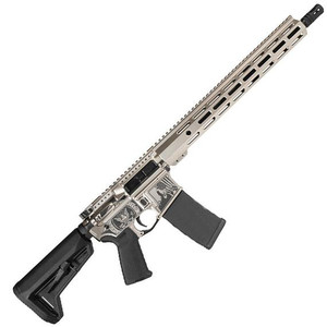 Shark Coast "Trump Fight" 5.56 NATO Semi Auto Rifle - 30+1 Rounds, 16" Barrel, Magpul Stock, White