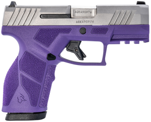 Taurus 1-GX2939DP GX2  9mm Luger 13+1 3.37" Matte Stainless Steel Barrel, Matte Serrated Stainless Steel Slide, Dark Purple Polymer Frame w/Picatinny Rail, Polymer Grip                                