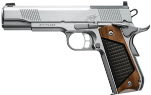 Kimber Mfg, Inc 3200402 Stainless II  45 ACP 7+1 5" Optic Ready/Serrated Slide                                                                                                                          