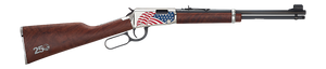 Henry H001Y250 America's 250th Anniversary Tribute Edition Youth 22 S/L/LR 13/14/18+1 16.50" Blued Octagon Barrel, Polished Nickel Plating Hardened Brass Grooved Receiver, American Walnut Straight Gri