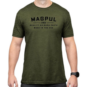 Magpul  "Go Bang Parts" Olive Drab Tshirt Cotton/Polyester
