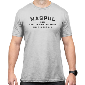 Magpul "Go Bang Parts" Stone Gray Tshirt Cotton/Polyester
