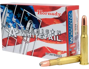 Hornady 80801 American Whitetail  30-30Win 150gr InterLock Round Nose 20 Per Box/10 Case                                                                                                                