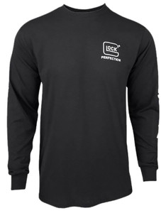 Glock Perfection Long Sleeve Tshirt Black Pre Shrunk Cotton