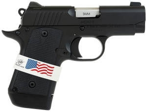 Kimber Mfg, Inc 3300244 Micro 9 Liberty Micro Frame 9mm Luger 7+1 3.15" Stainless Ramped Barrel, KimPro II Black Serrated Stainless Steel Slide, Kimpro II Black Aluminum Frame w/Beavertail            
