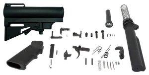 Dpms Panther Arms DP51655159027 Car Blade Lower Build Kit Pistol AR-15 Black                                                                                                                            