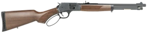 Henry H012PGR357 Protector Carbine 38 Special/357 Mag 7+1 16.50" Blued Threaded Barrel, Blued Steel Drilled & Tapped Receiver, American Walnut Fixed w/Pistol Grip Stock                                
