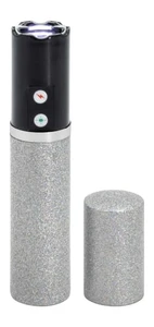 Sabre Fashionable Sliver Concealed 2-in-1 Stun Gun & Light