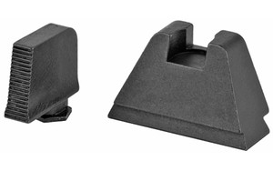AmeriGlo - GL-506 - Suppressor/Optic for Glock - 3XL
Serated Black Front Sights
Flat Black rear sight
CNC milled housing
Snag resistant design
Fits most existing holsters
Fits: All Glock Models except 42/43 slide variants