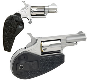North American Arms .22 Mag Mini Revolver and features a 1.63 or 1 5/8" barrel.
Features:
Caliber - .22 Magnum
Capacity - 5 Round
Length - 5.13"
Height - 2.81"
Width - 1.06"
Barrel Length - 1.63"
Fixed blade, half moon front sight
Break open, half-way notch cylinder
Stainless Steel barrel
Single Action
Folding Holster Grip North American Arms .22 Mag Mini Revolver and features a 1.63 or 1 5/8" barrel.
Features:
Caliber - .22 Magnum
Capacity - 5 Round
Length - 5.13"
Height - 2.81"
Width - 1.06"
Barrel Length - 1.63"
Fixed blade, half moon front sight
Break open, half-way notch cylinder
Stainless Steel barrel
Single Action
Folding Holster Grip