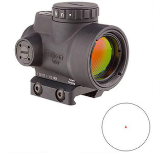 Trijicon - MRO 1x 25mm 2 MOA LED Illuminated Red Dot - Matte Black with Low Mount - 2200004, 719307630178