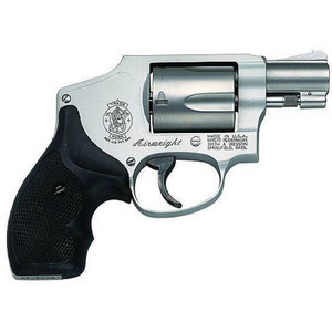 S&W Model 642 Airweight Revolver .38 Special +P J-Frame 5 Rounds Alloy Stainless Steel Black Rubber Grips S&W Model 642 Airweight Revolver .38 Special +P J-Frame 5 Rounds Alloy Stainless Steel Black Rubber Grips
