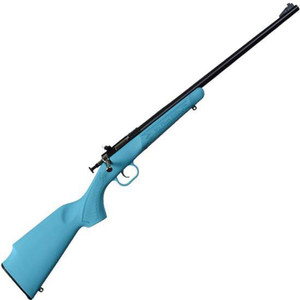 Keystone Arms Crickett Single Shot Bolt Action Rimfire Rifle .22 LR 16.125" Barrel Beach Blue Polymer Stock Blued Barrel Keystone Arms Crickett Single Shot Bolt Action Rimfire Rifle .22 LR 16.125" Barrel Beach Blue Polymer Stock Blued Barrel