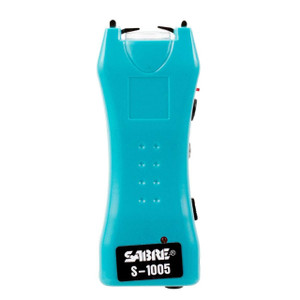 Sabre Stun Gun + Flashlight w/ Belt Holster Turquoise S1005TQ Sabre Stun Gun + Flashlight w/ Belt Holster Turquoise S1005TQ
