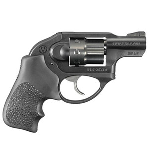 Ruger LCR Double Action Revolver .22 Long Rifle 1.87" Barrel 8 Rounds Hogue Tamer Monogrip U-Notch Rear Sight Monolithic Frame 7000 Series Aluminum Black
