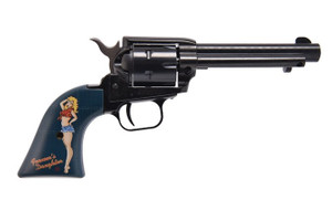 HERITAGE Rough Rider, .22LR, 4.75" Barrel, Fixed Sights, Blue, Pin Up Farmers Daughter, 6-Rd, TALO Exclusive HERITAGE Rough Rider, .22LR, 4.75" Barrel, Fixed Sights, Blue, Pin Up Farmers Daughter, 6-Rd, TALO Exclusive