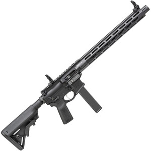 Springfield Armory SAINT Victor AR-15 9mm Carbine Semi Auto Rifle 16" Barrel B5 Systems Grip And Stock Black Springfield Armory SAINT Victor AR-15 9mm Carbine Semi Auto Rifle 16" Barrel B5 Systems Grip And Stock Black