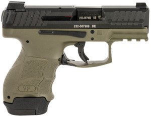 HK 81000815 VP9SK Sub-Compact 9mm Luger 12+1/15+1 3.39" Black Polygonal Rifled Barrel & Serrated Slide, Green Polymer Frame w/Picatinny Rail, Night Sights, Green Finger Grooved Interchangeable Backstrap Grips Ambidextrous HK 81000815 VP9SK Sub-Compact 9mm Luger 12+1/15+1 3.39" Black Polygonal Rifled Barrel & Serrated Slide, Green Polymer Frame w/Picatinny Rail, Night Sights, Green Finger Grooved Interchangeable Backstrap Grips Ambidextrous
