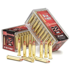 Hornady .22 WMR Ammunition 50 Rounds, V-Max, 30 Grains Hornady .22 WMR Ammunition 50 Rounds, V-Max, 30 Grains