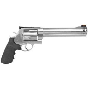 SMITH AND WESSON MODEL 500 STAINLESS .500 SW MAGNUM 8.375" BARREL 5-ROUNDS FIBER OPTIC SIGHTS SMITH AND WESSON MODEL 500 STAINLESS .500 SW MAGNUM 8.375" BARREL 5-ROUNDS FIBER OPTIC SIGHTS