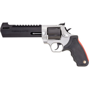 Taurus Raging Hunter .454 Casull DA/SA Revolver 6.75" Ported Barrel 5 Rounds Adjustable Rear Sight Picatinny Top Rail Rubber Grip Two Tone Stainless/Black Taurus Raging Hunter .454 Casull DA/SA Revolver 6.75" Ported Barrel 5 Rounds Adjustable Rear Sight Picatinny Top Rail Rubber Grip Two Tone Stainless/Black
