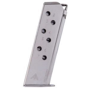 Mec-Gar Walther PPK/S 7 Round Magazine .380 ACP Carbon Steel Tube Nickel Finish Mec-Gar Walther PPK/S 7 Round Magazine .380 ACP Carbon Steel Tube Nickel Finish