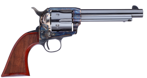 Taylors & Company 555138 1873 Cattleman Gunfighter 357 Mag Caliber with 5.50" Blued Finish Barrel, 6rd Capacity Blued Finish Cylinder, Color Case Hardened Finish Steel Frame & Walnut Army Size Grip Taylors & Company 555138 1873 Cattleman Gunfighter 357 Mag Caliber with 5.50" Blued Finish Barrel, 6rd Capacity Blued Finish Cylinder, Color Case Hardened Finish Steel Frame & Walnut Army Size Grip