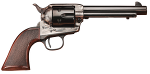 Taylors & Company 4109DE Smoke Wagon Deluxe 45 Colt (LC) 6rd 4.75" Blued Cylinder & Barrel Color Case Hardened Steel Frame Checkered Walnut Grip                                                        