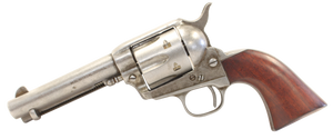 Taylors & Company 555136 1873 Cattleman 357 Mag Caliber with 4.75" Barrel, 6rd Capacity Cylinder, Overall Antique Finish Steel & Walnut Grip Taylors & Company 555136 1873 Cattleman 357 Mag Caliber with 4.75" Barrel, 6rd Capacity Cylinder, Overall Antique Finish Steel & Walnut Grip