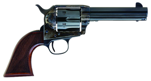 Cimarron AR400 Arizona Ranger 357 Mag 6 Shot, 4.75" Blue w/Engraved "Arizona Ranger" Steel Barrel, Blued Cylinder, Color Case Hardened Steel Frame, Checkered Walnut Grip, Exposed Hammer Cimarron AR400 Arizona Ranger 357 Mag 6 Shot, 4.75" Blue w/Engraved "Arizona Ranger" Steel Barrel, Blued Cylinder, Color Case Hardened Steel Frame, Checkered Walnut Grip, Exposed Hammer
