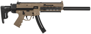 GSG GSG215GERGGSG1622T GSG-16 Full Size 22 LR 22+1 16.25" Black Tan Polymer Receiver Black Collapsible w/Storage Compartment Stock Right Hand GSG GSG215GERGGSG1622T GSG-16 Full Size 22 LR 22+1 16.25" Black Tan Polymer Receiver Black Collapsible w/Storage Compartment Stock Right Hand