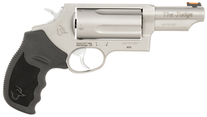 Taurus 24410P39MAG Judge T.O.R.O Magnum Compact Frame 45 Colt (Long Colt)/410 Gauge 5rd 3" Matte Stainless Steel Barrel, Cylinder & Frame, Black Rubber Grip, Transfer Bar Safety, Exposed Hammer Taurus 24410P39MAG Judge T.O.R.O Magnum Compact Frame 45 Colt (Long Colt)/410 Gauge 5rd 3" Matte Stainless Steel Barrel, Cylinder & Frame, Black Rubber Grip, Transfer Bar Safety, Exposed Hammer