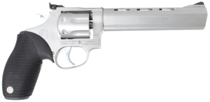 Taurus 2170069 Tracker 17 Medium Frame 17 HMR 7rd 6.50" Matte Stainless Vent Rib Barrel, Matte Stainless Steel Frame & Cylinder, Black Ribber Grip Taurus 2170069 Tracker 17 Medium Frame 17 HMR 7rd 6.50" Matte Stainless Vent Rib Barrel, Matte Stainless Steel Frame & Cylinder, Black Ribber Grip