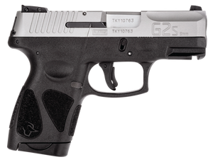 Taurus 1G2S939 G2S  Compact Frame 9mm Luger 7+1 3.20" Matte Stainless Steel Barrel, Matte Serrated Stainless Steel Slide, Black Polymer Frame w/Picatinny Rail & Polymer Grip, Right Hand               