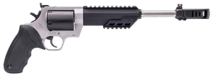 Taurus 2460105RH Raging Hunter 460 S&W Mag 5rd 10.50" Matte Black Oxide Barrel & Cylinder Matte Stainless Steel Frame Black Rubber with Integrated Cushion Insert Grip Taurus 2460105RH Raging Hunter 460 S&W Mag 5rd 10.50" Matte Black Oxide Barrel & Cylinder Matte Stainless Steel Frame Black Rubber with Integrated Cushion Insert Grip