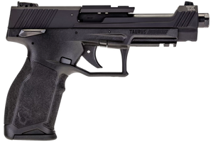 Taurus 1TX22C15110 TX22 Competition 22 LR 10+1 5.25" Threaded Bull Barrel, Overall Black Finish, Hard Coat Anodized Aluminum Optic Cut/Serrated Slide, Polymer Frame w/Picatinny Rail, Polymer Grips Taurus 1TX22C15110 TX22 Competition 22 LR 10+1 5.25" Threaded Bull Barrel, Overall Black Finish, Hard Coat Anodized Aluminum Optic Cut/Serrated Slide, Polymer Frame w/Picatinny Rail, Polymer Grips