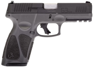 Taurus 1G3B941G G3 Full Size Frame 9mm Luger 15+1/17+1 4" Matte Stainless Steel Barrel, Matte Black Tenifer Serrated Steel Slide, Gray Polymer Frame w/Picatinny Rail, Gray Polymer Grip, Right Hand Taurus 1G3B941G G3 Full Size Frame 9mm Luger 15+1/17+1 4" Matte Stainless Steel Barrel, Matte Black Tenifer Serrated Steel Slide, Gray Polymer Frame w/Picatinny Rail, Gray Polymer Grip, Right Hand
