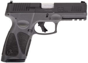 Taurus 1G3B941G15 G3  Full Size Frame 9mm Luger 15+1 4" Matte Stainless Steel Barrel, Matte Black Tenifer Cerakote Serrated Steel Slide, Gray Polymer Frame w/Picatinny Rail, Polymer Grip, Right Hand   Taurus 1G3B941G15 G3  Full Size Frame 9mm Luger 15+1 4" Matte Stainless Steel Barrel, Matte Black Tenifer Cerakote Serrated Steel Slide, Gray Polymer Frame w/Picatinny Rail, Polymer Grip, Right Hand