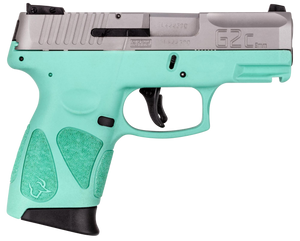 Taurus 1G2C93912C G2C  Compact Frame 9mm Luger 12+1 3.26" Matte Stainless Steel Barrel, Matte Serrated Stainless Steel Slide, Cyan Polymer Frame w/Picatinny Rail & Polymer Grip, Right Hand             Taurus 1G2C93912C G2C  Compact Frame 9mm Luger 12+1 3.26" Matte Stainless Steel Barrel, Matte Serrated Stainless Steel Slide, Cyan Polymer Frame w/Picatinny Rail & Polymer Grip, Right Hand