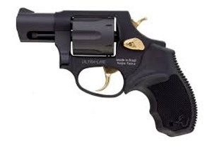 Taurus 2-856021ULGLD 856 Ultra-Lite 38 Special Caliber with 2" Barrel, 6rd Capacity Cylinder, Overall Matte Black Metal Finish, Gold Trigger/Hammer Frame & Finger Grooved Black Rubber Grip Taurus 2-856021ULGLD 856 Ultra-Lite 38 Special Caliber with 2" Barrel, 6rd Capacity Cylinder, Overall Matte Black Metal Finish, Gold Trigger/Hammer Frame & Finger Grooved Black Rubber Grip