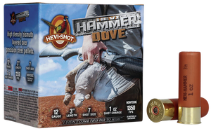 HEVI-Shot HS29137 HEVI-Hammer Dove 12Gauge 3" 1oz Steel/Bismuth 7Shot 25 Per Box/10 Case                                                                                                                 HEVI-Shot HS29137 HEVI-Hammer Dove 12Gauge 3" 1oz Steel/Bismuth 7Shot 25 Per Box/10 Case