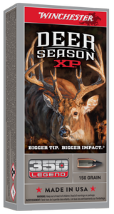Winchester Ammo X350DS Deer Season XP 350Legend 150gr Extreme Point 20 Per Box/10 Case Winchester Ammo X350DS Deer Season XP 350Legend 150gr Extreme Point 20 Per Box/10 Case