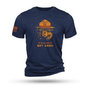 Nine Line 2A Bear Navy Triblend T-Shirt Nine Line 2A Bear Navy Triblend T-Shirt