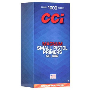 CCI Small Pistol Magnum Primers - 1000 Count CCI Small Pistol Magnum Primers - 1000 Count