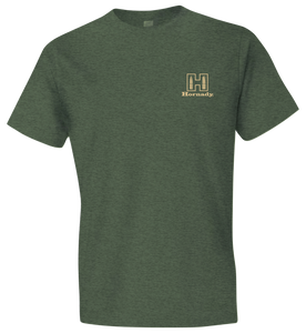 Hornady Gear 31434 Hornady T-Shirt Logo Stamp Military Green Short Sleeve XL                                                                                                                             Hornady Gear 31434 Hornady T-Shirt Logo Stamp Military Green Short Sleeve XL