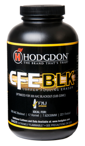 Hodgdon BLACK1 CFE BLK Rifle Powder 1 lbs Hodgdon BLACK1 CFE BLK Rifle Powder 1 lbs
