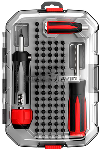 Real Avid AVSTDMS Smart-Torq & Driver Master Set Black Oxide Universal Firearm 83 Pieces                                                                                                                