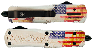 Templar Knife SWTP131 We The People  3" OTF Dagger Plain Black 58R SS Blade                                                                                                                              Templar Knife SWTP131 We The People  3" OTF Dagger Plain Black 58R SS Blade