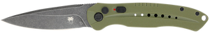 CobraTec Knives ODGDIABLOAUTO Diablo  3.50" Folding Black Stonewashed D2 Steel Blade, 4.75" OD Green Textured G10 Scales Handle                                                                          CobraTec Knives ODGDIABLOAUTO Diablo  3.50" Folding Black Stonewashed D2 Steel Blade, 4.75" OD Green Textured G10 Scales Handle